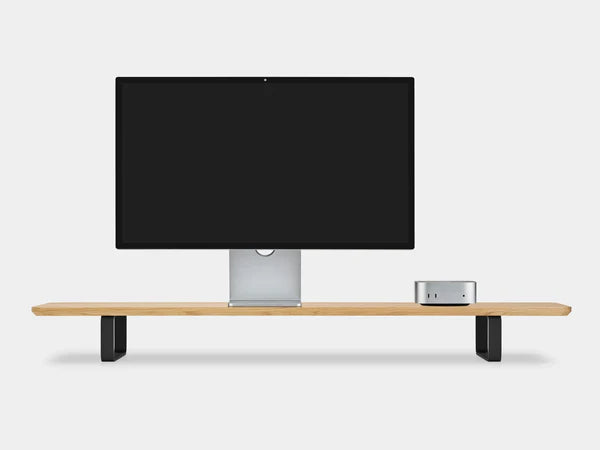 North American Solid Hardwood Monitor Stand American White Oak