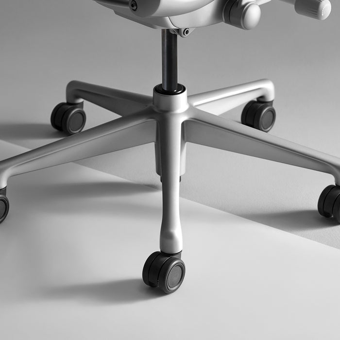 Herman Miller Aeron 2.5-inch Multi-Surface Hardfloor Roll-Away Resistant Casters Wheels with Quiet Roll Technology (DC1)