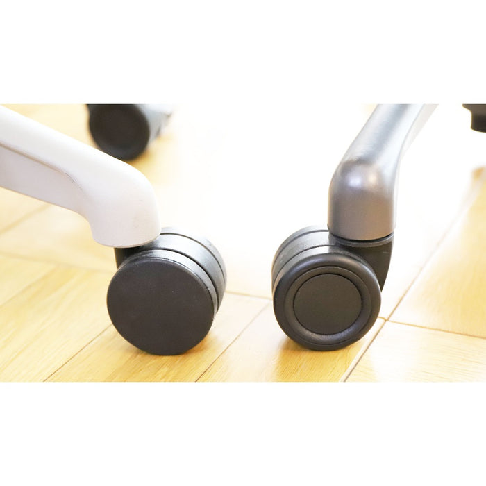 Herman Miller Aeron 2.5-inch Multi-Surface Hardfloor Roll-Away Resistant Casters Wheels with Quiet Roll Technology (DC1)