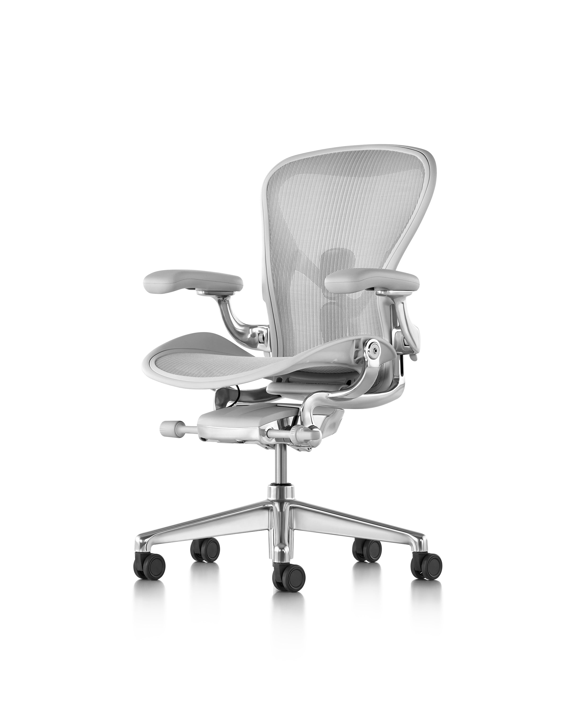 Mineral  Polished Aluminum Herman Miller Aeron